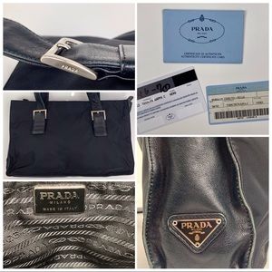 Prada nylon & leather vintage bag